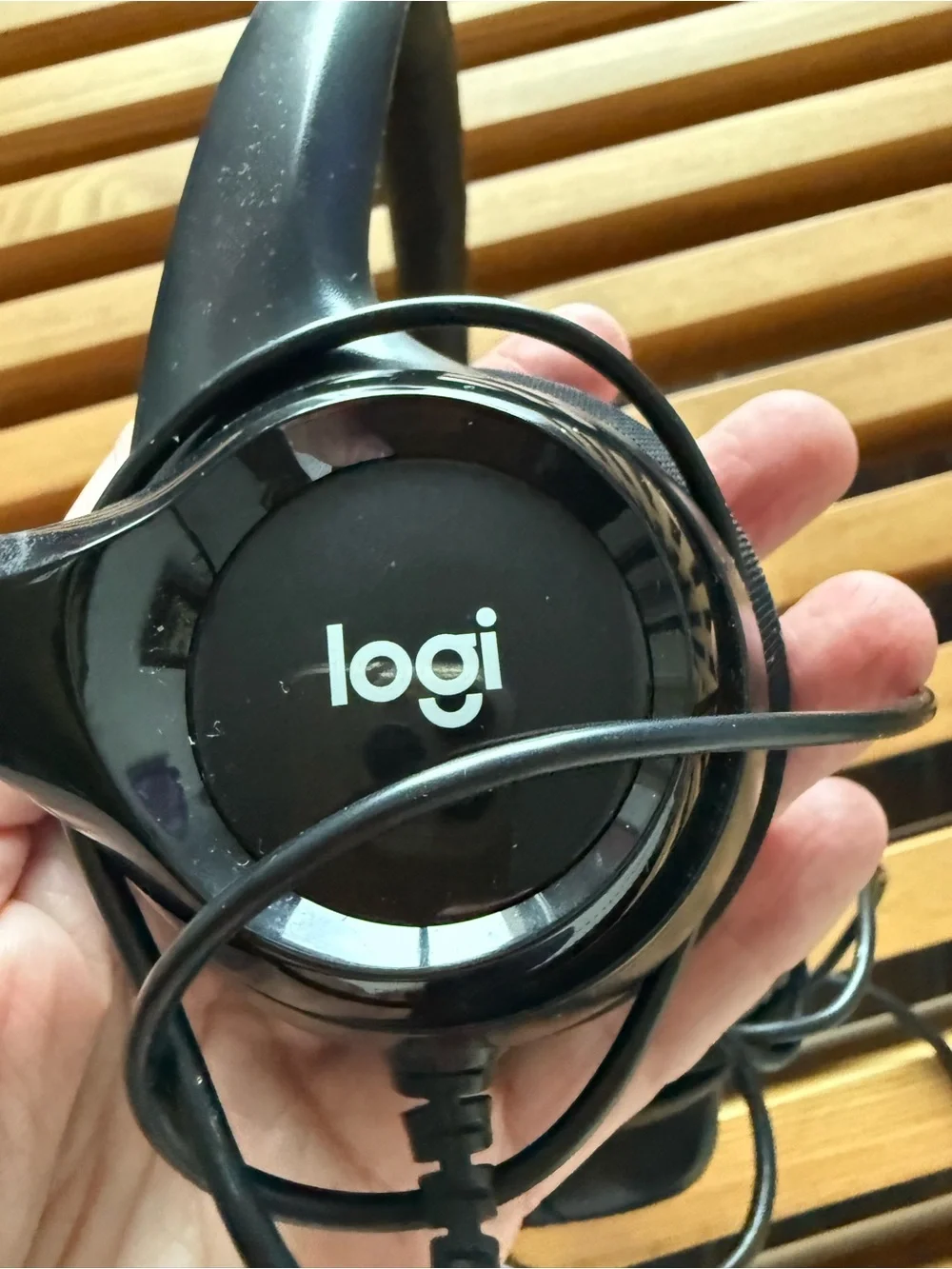 Logitech H390 Black Headset with Inline Microphone, USB